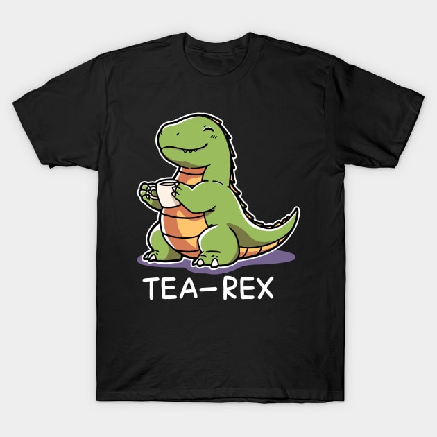 Tea- Rex T-Shirt by FanFreak